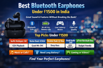 Best Bluetooth Earphones Under ₹1500